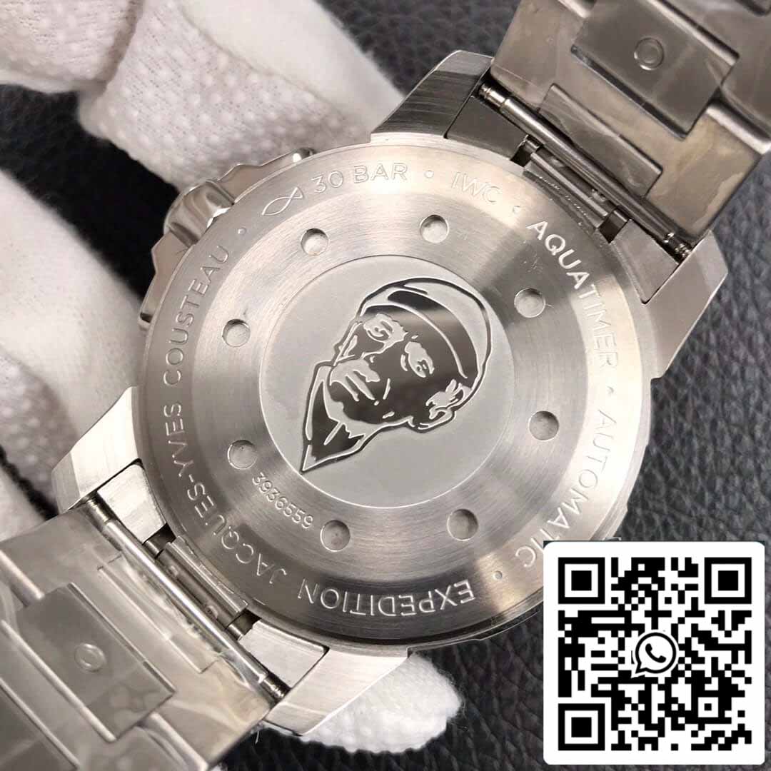 IWC Aquatimer IW329004 1:1 Melhor Edição V6 Fábrica Prata Mostrador Branco