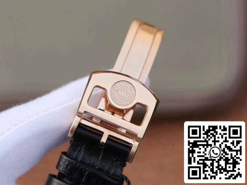 IWC Português IW504210 Tourbillon 18K Rosegold 1:1 Best Edition Movimento suíço automático complicado tourbillon