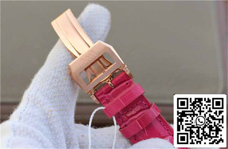 IWC Portuguese ZF Factory 1:1 Melhor Edição Correia de Couro de Vaca