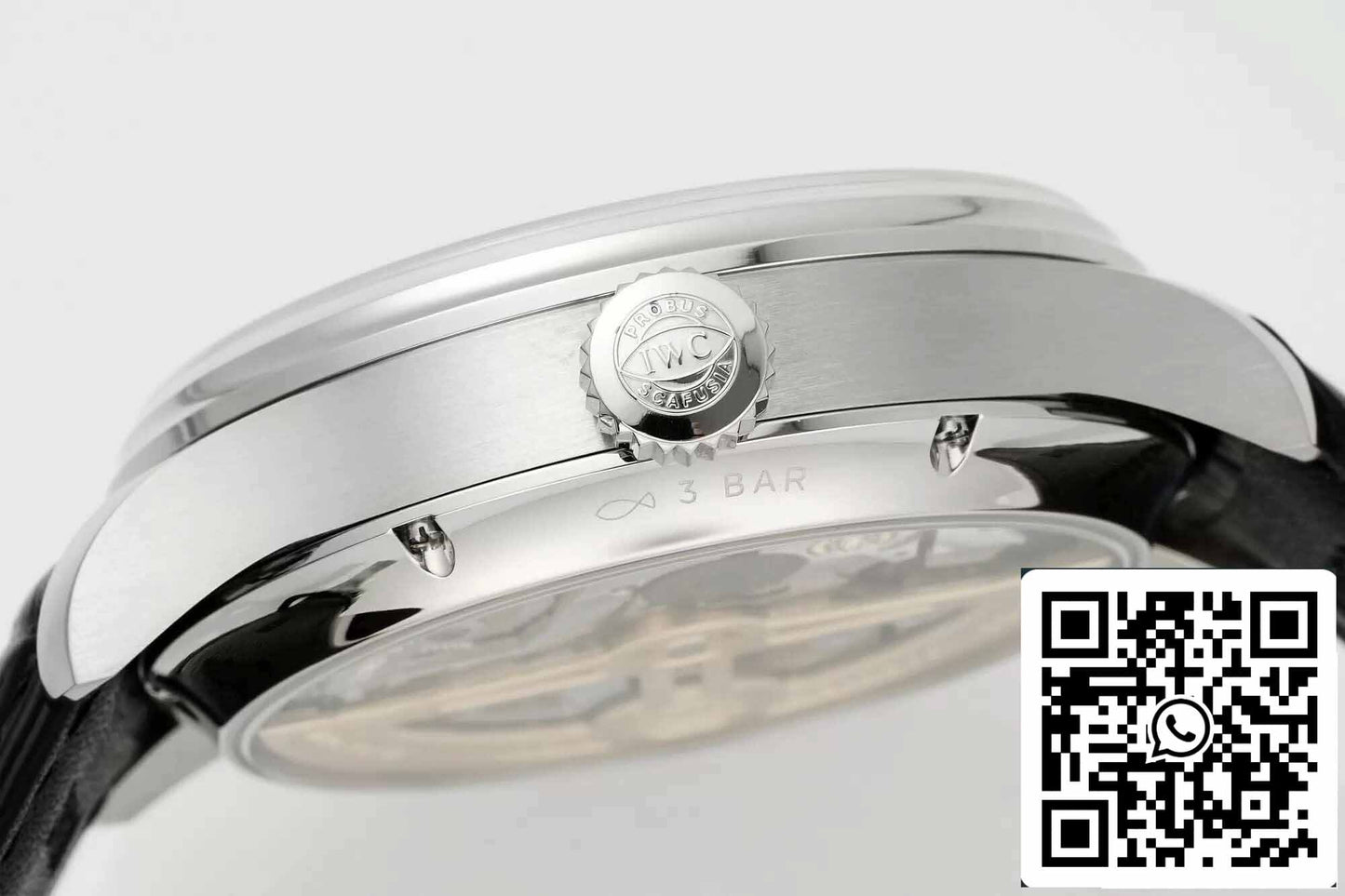 IWC Calendário Perpétuo Português IW503301 1:1 Melhor Edição APS Mostrador Cinza de Fábrica