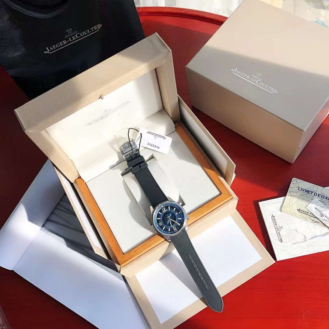 Jaeger Lecoultre Polaris Memovox JQKF Blue Dial Swiss Original Movement US Replica Watch