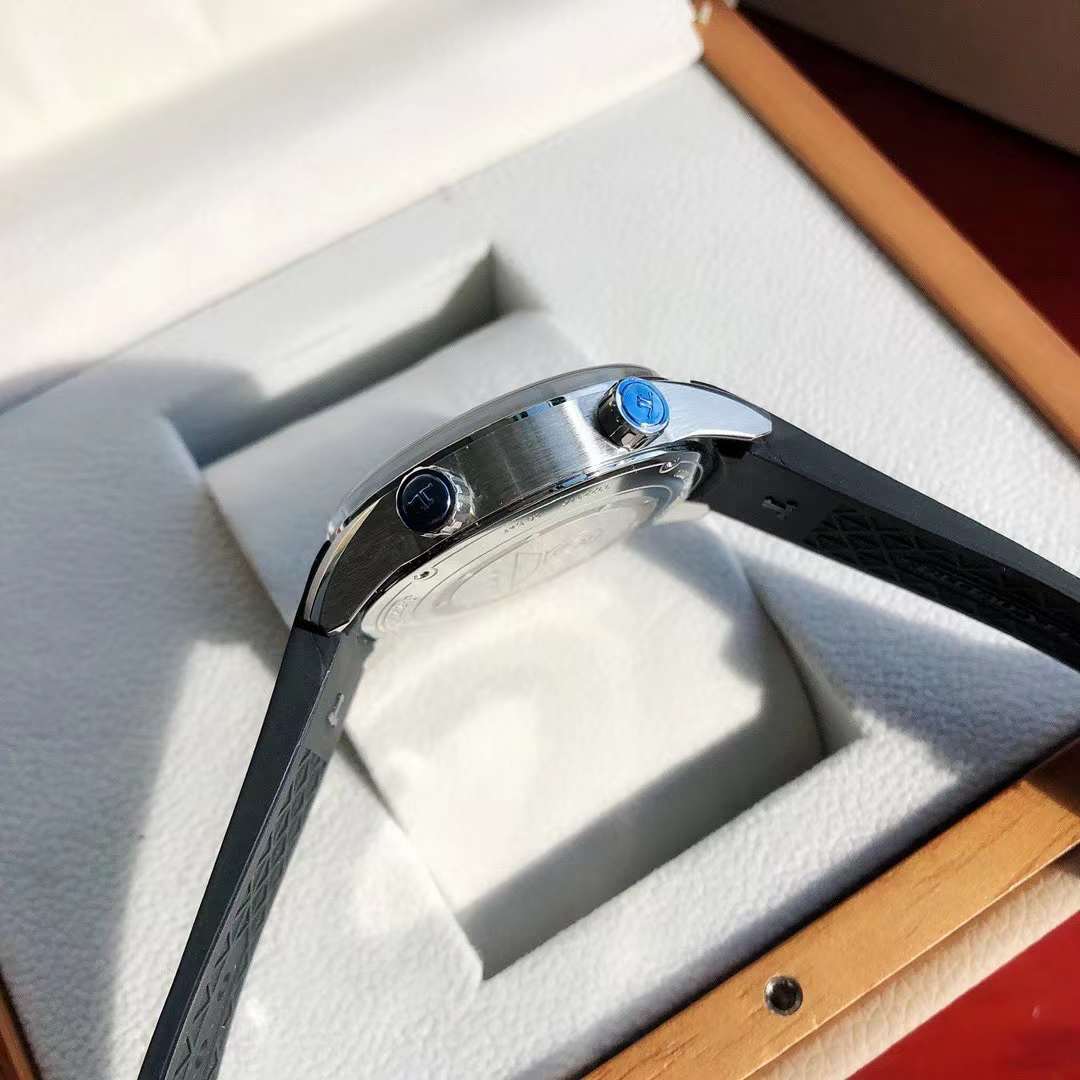 Jaeger Lecoultre Polaris Memovox JQKF Blue Dial Swiss Original Movement US Replica Watch