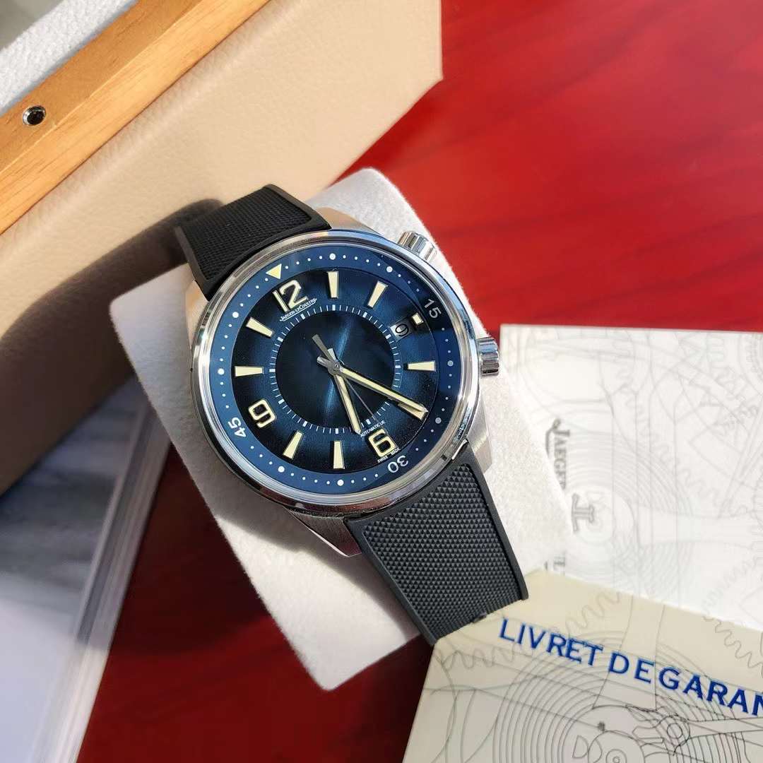 Jaeger Lecoultre Polaris Memovox JQKF Blue Dial Swiss Original Movement US Replica Watch