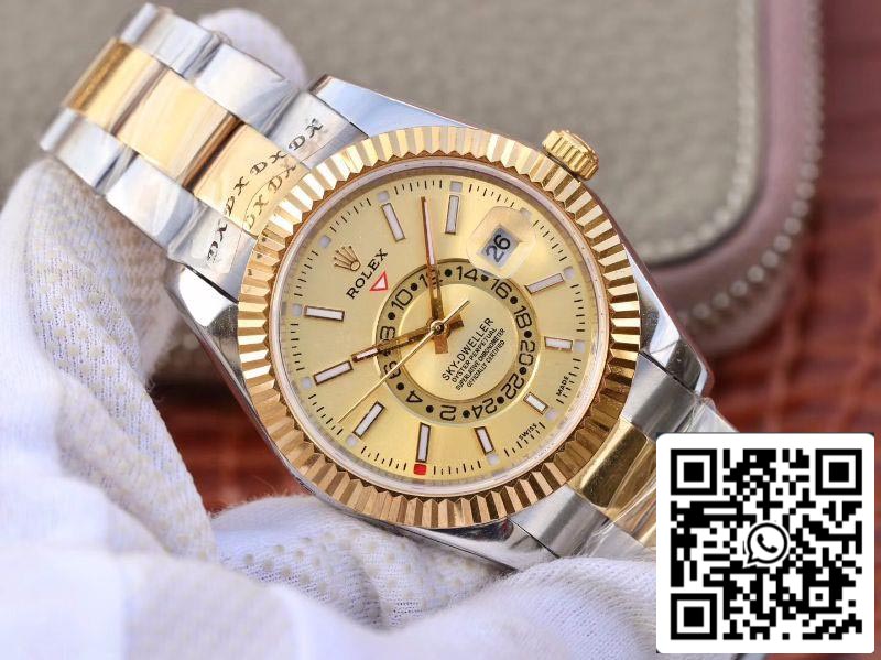 رولكس سكاي دويلير 326938-72418 أفضل إصدار 1:1 بأفضل ميناء ذهبي من المصنع