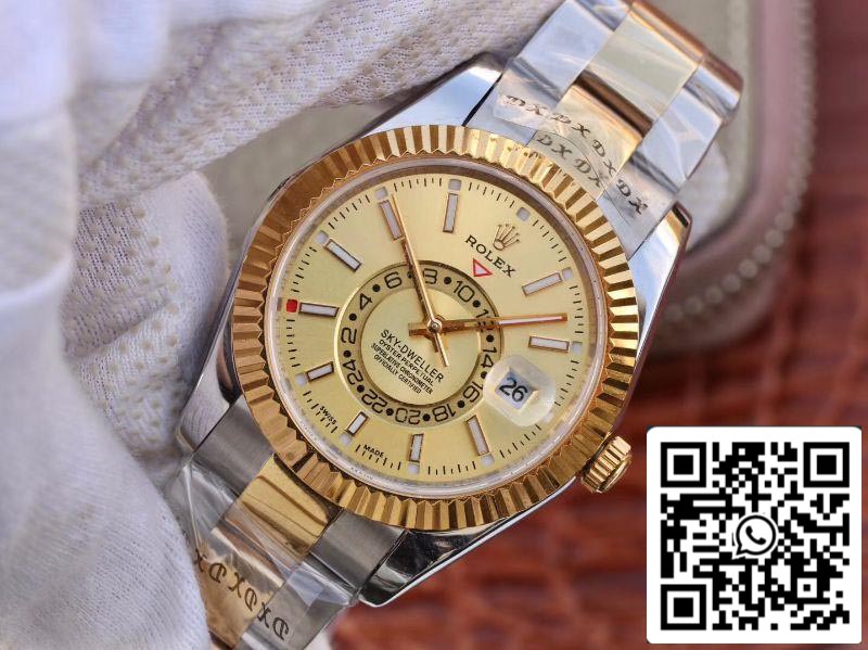 رولكس سكاي دويلير 326938-72418 أفضل إصدار 1:1 بأفضل ميناء ذهبي من المصنع
