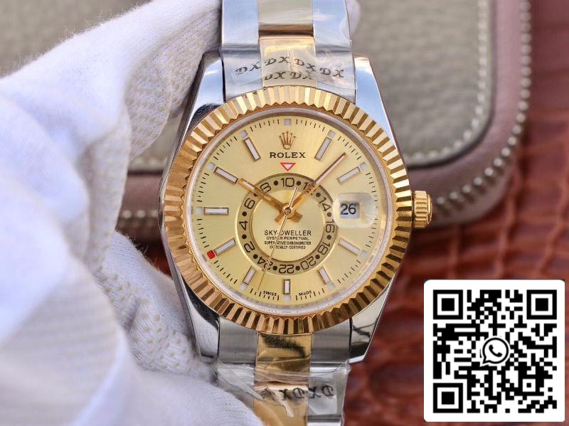 رولكس سكاي دويلير 326938-72418 أفضل إصدار 1:1 بأفضل ميناء ذهبي من المصنع