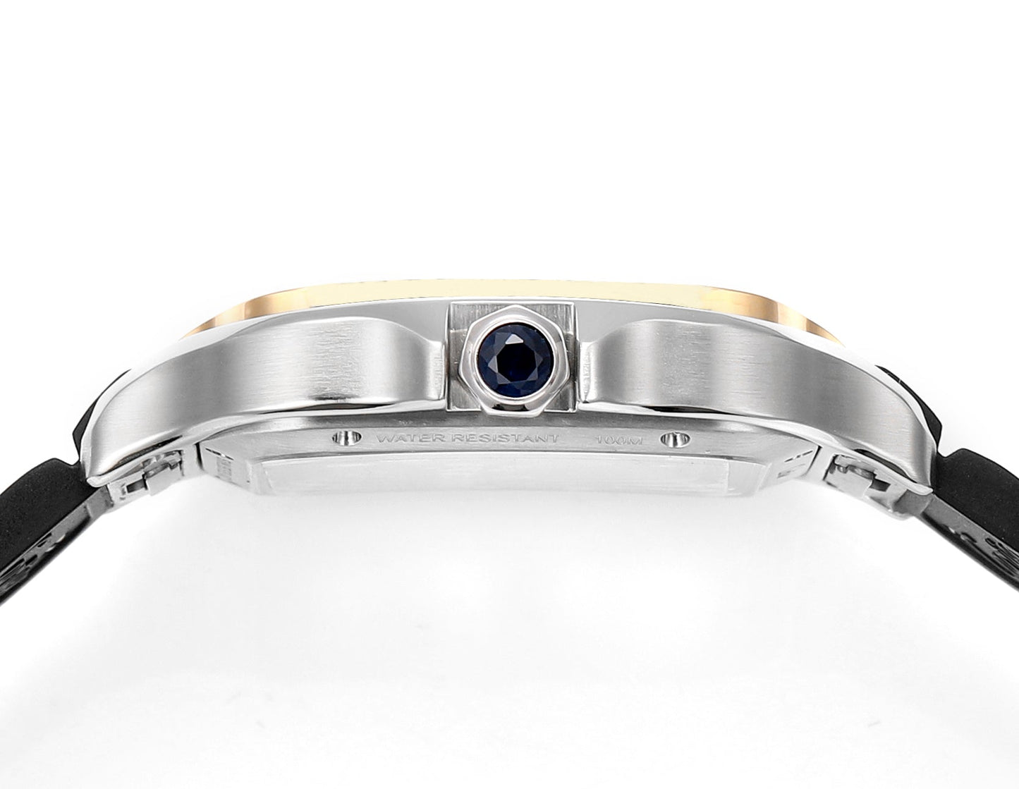 Cartier santos Skeleton 40mm THB Factory 1:1 Melhor Edição Moldura Dourada e Caixa Branca