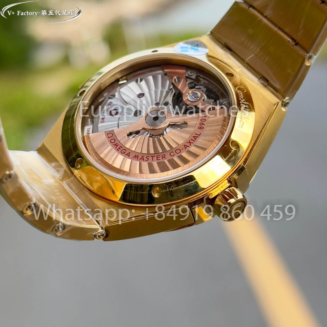 Omega Constellation 131.23.41.02.15 Ouro amarelo 41 mm 1:1 Melhor Clone V+ Fábrica