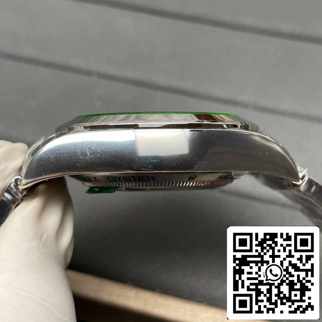 Rolex Milgauss 116400GV JVS Factory 1:1 Melhor Edição Suíço ETA3131 Mostrador Preto