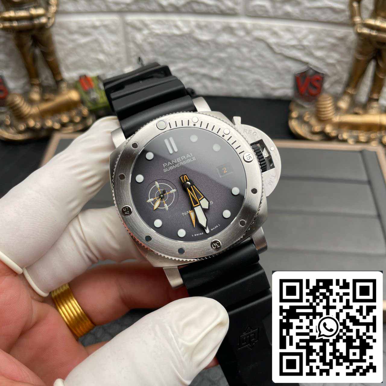 بانراي سابمرسايبل PAM1323 1:1 أفضل إصدار مقابل ميناء رمادي مصنعي