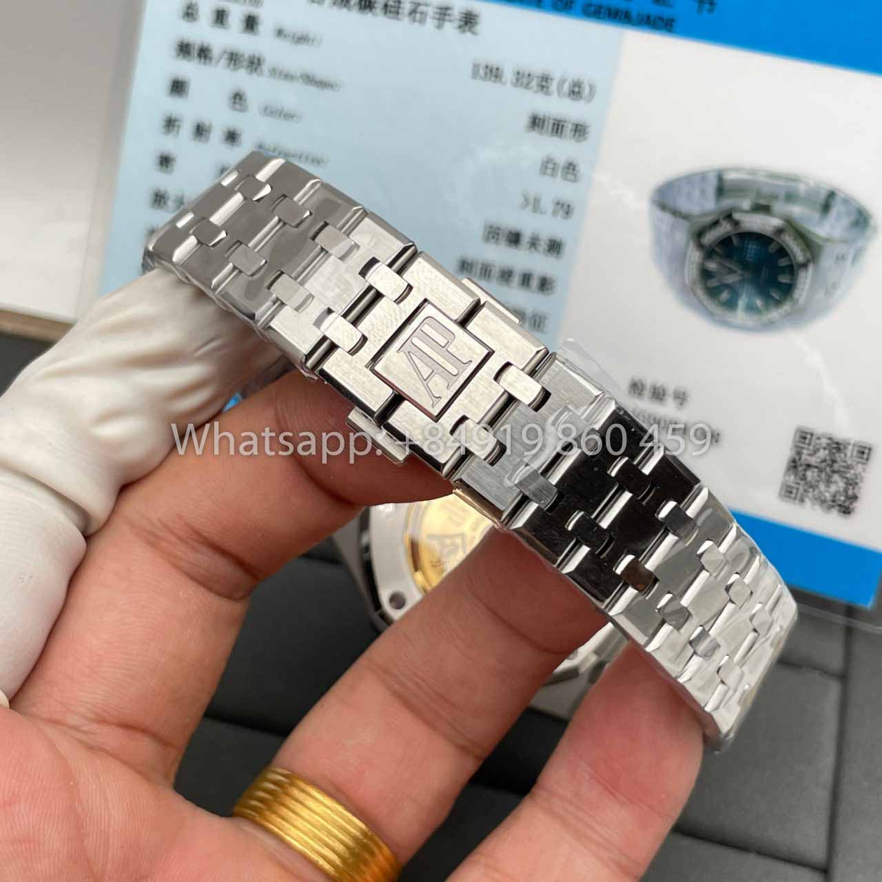 أوديمار بيجيه 15451ST.ZZ.1256ST.02 APS مصنع مخصص حجر مويسانيتي 1:1 أفضل استنساخ