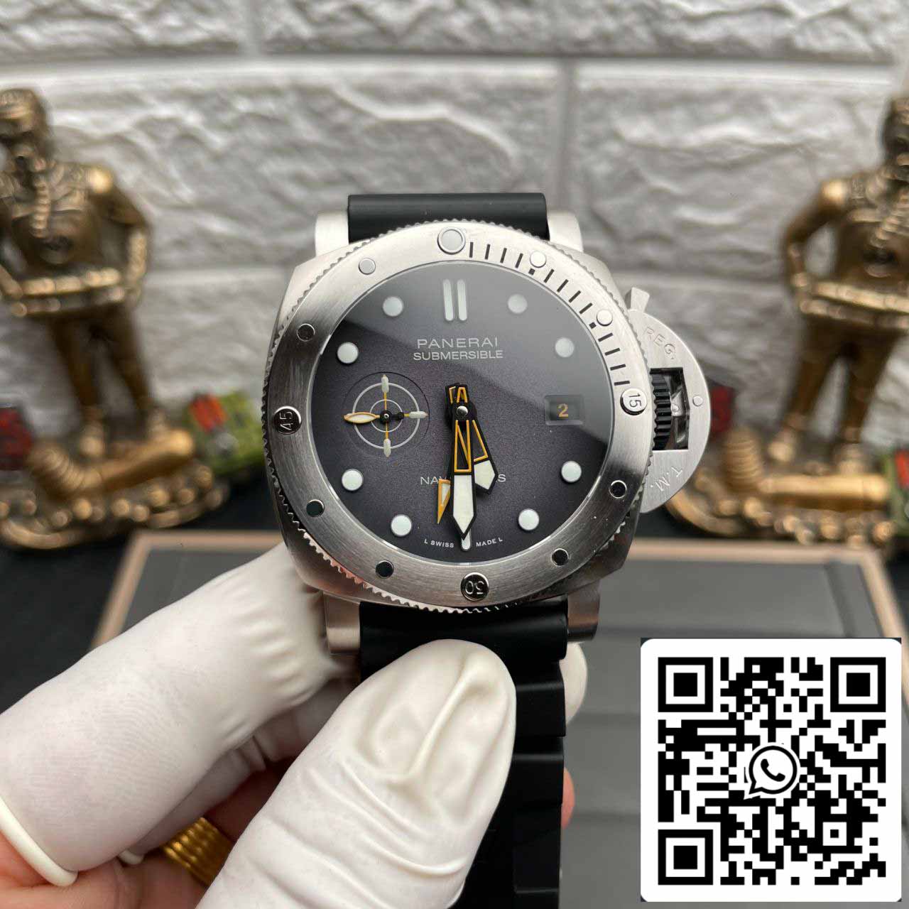 بانراي سابمرسايبل PAM1323 1:1 أفضل إصدار مقابل ميناء رمادي مصنعي