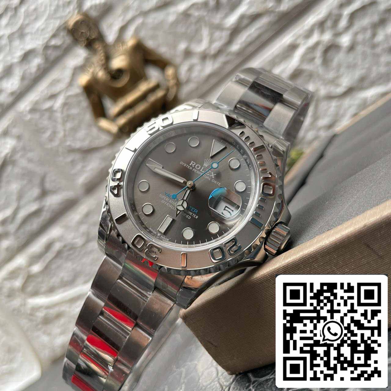 ساعة رولكس يخت ماستر M126622-0001، مقاس 40 مم، إصدار 1:1، بسوار فولاذي مصنعي