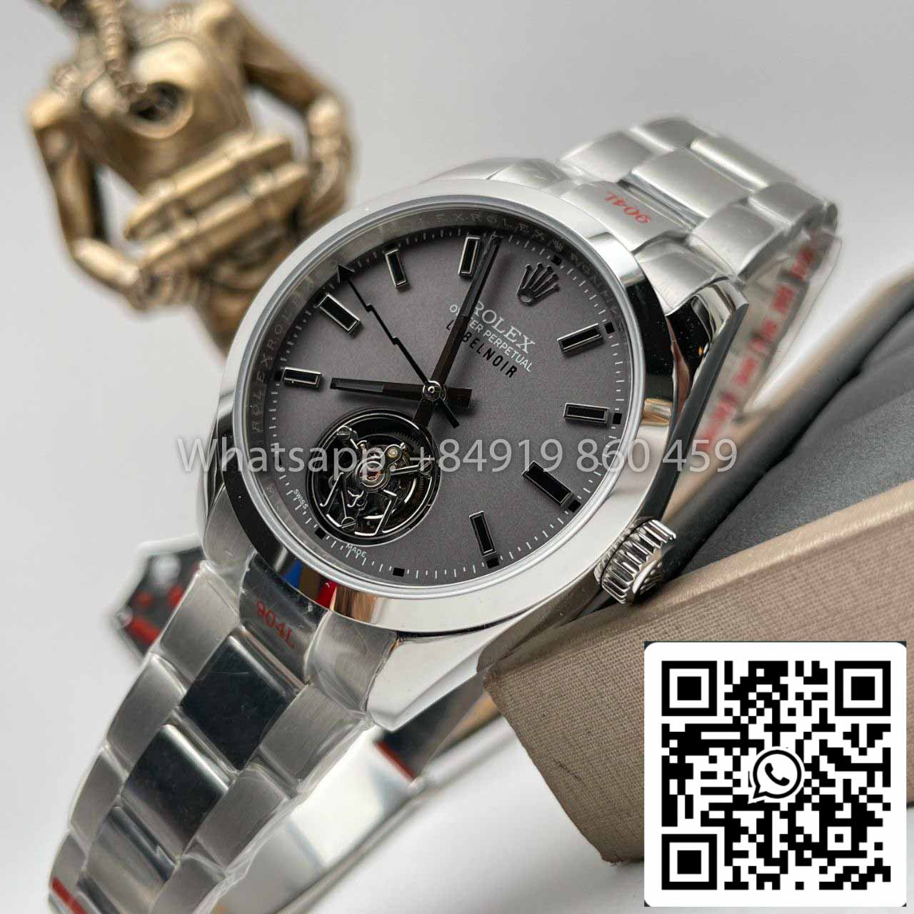 Rolex Milgauss 116400 LNT01HS-001 Tourbillon 1:1 Melhor Edição JB Factory Caixa de Aço Inoxidável Suíço ETA3131