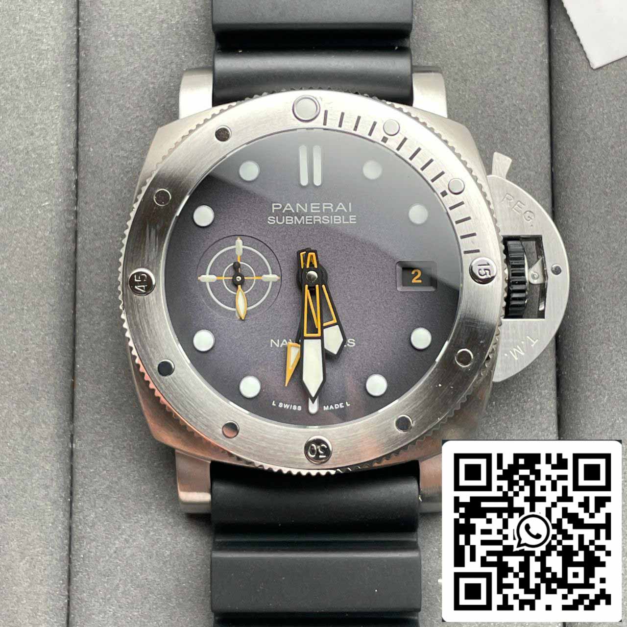 بانراي سابمرسايبل PAM1323 1:1 أفضل إصدار مقابل ميناء رمادي مصنعي