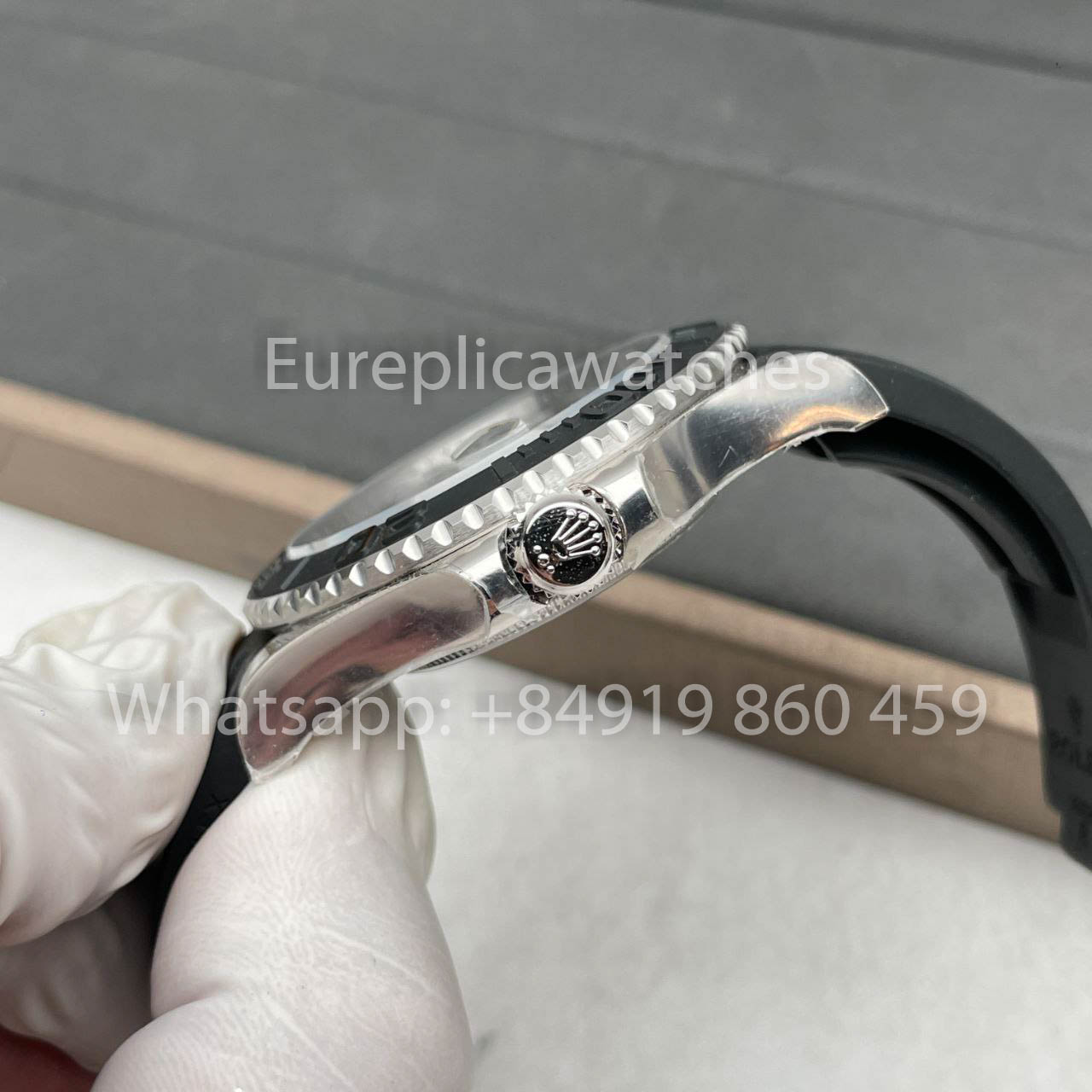 ساعة رولكس يخت ماستر 42 بمينا سوداء طراز M226659-0003 1:1 أفضل إصدار AR Factory Counterweight
