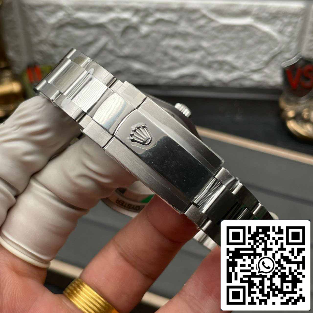 Rolex Milgauss 116400GV JVS Factory 1:1 Melhor Edição Suíço ETA3131 Mostrador Preto