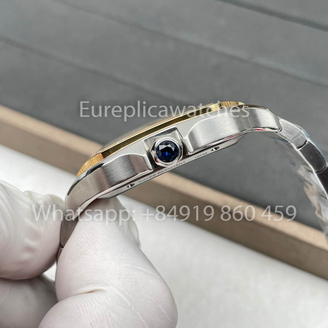 Cartier santos Skeleton WR007017 40mm THB Fábrica 1:1 Melhor Clone Super Clone