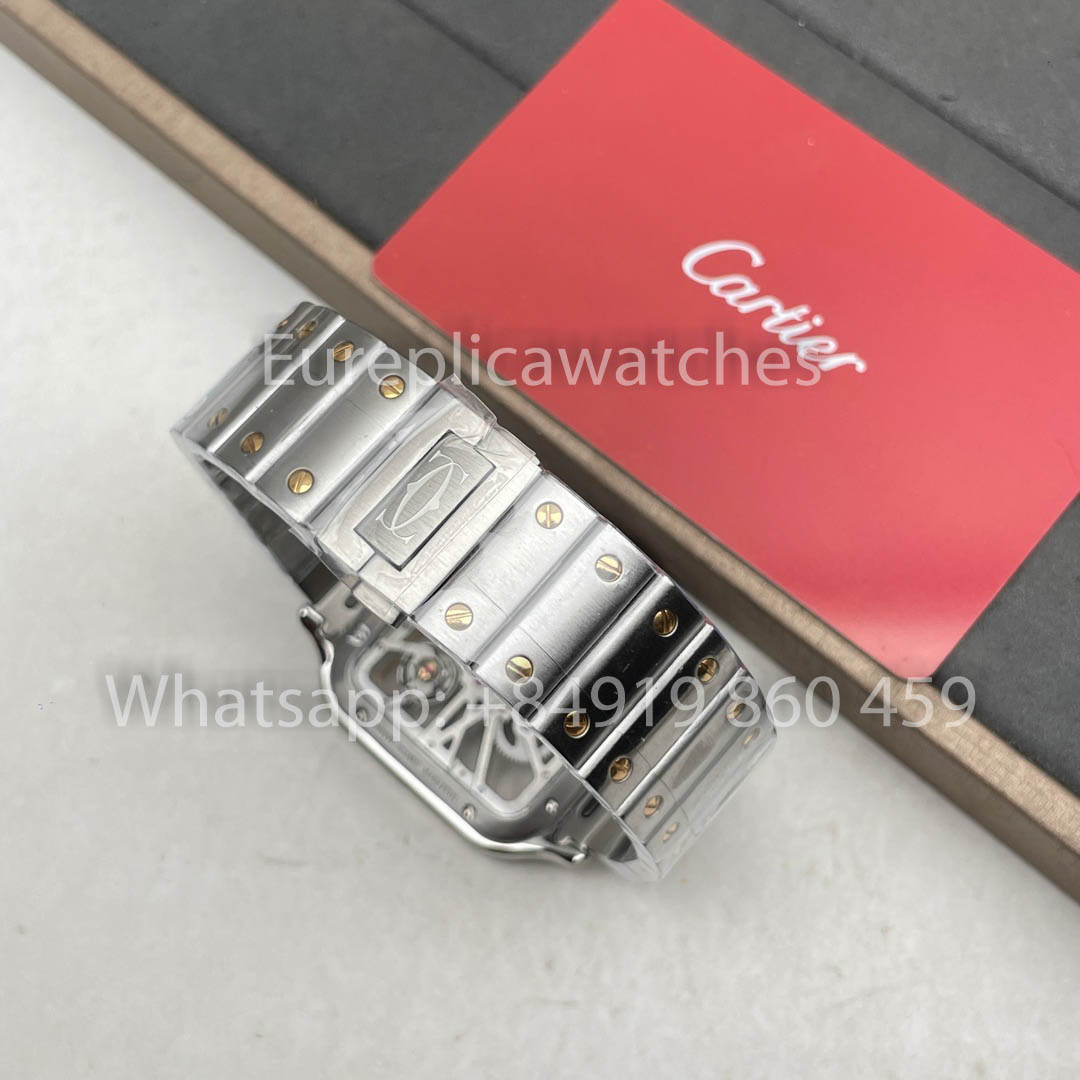 Cartier santos Skeleton WR007017 40mm THB Fábrica 1:1 Melhor Clone Super Clone