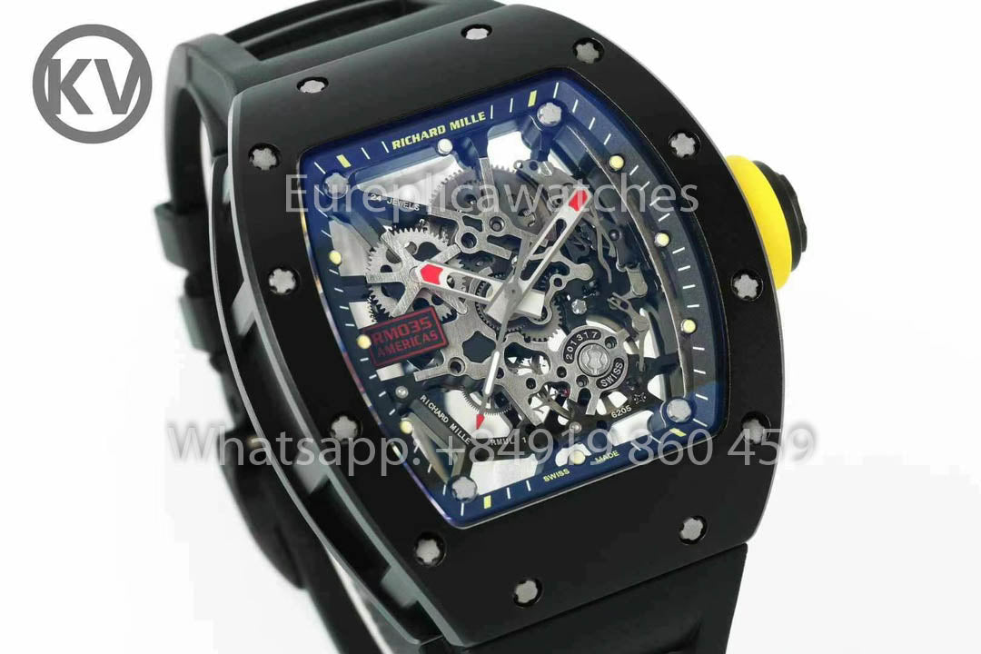 Richard Mille RM035 Rafa Americas Edition 1:1 Melhor Clone KV Factory