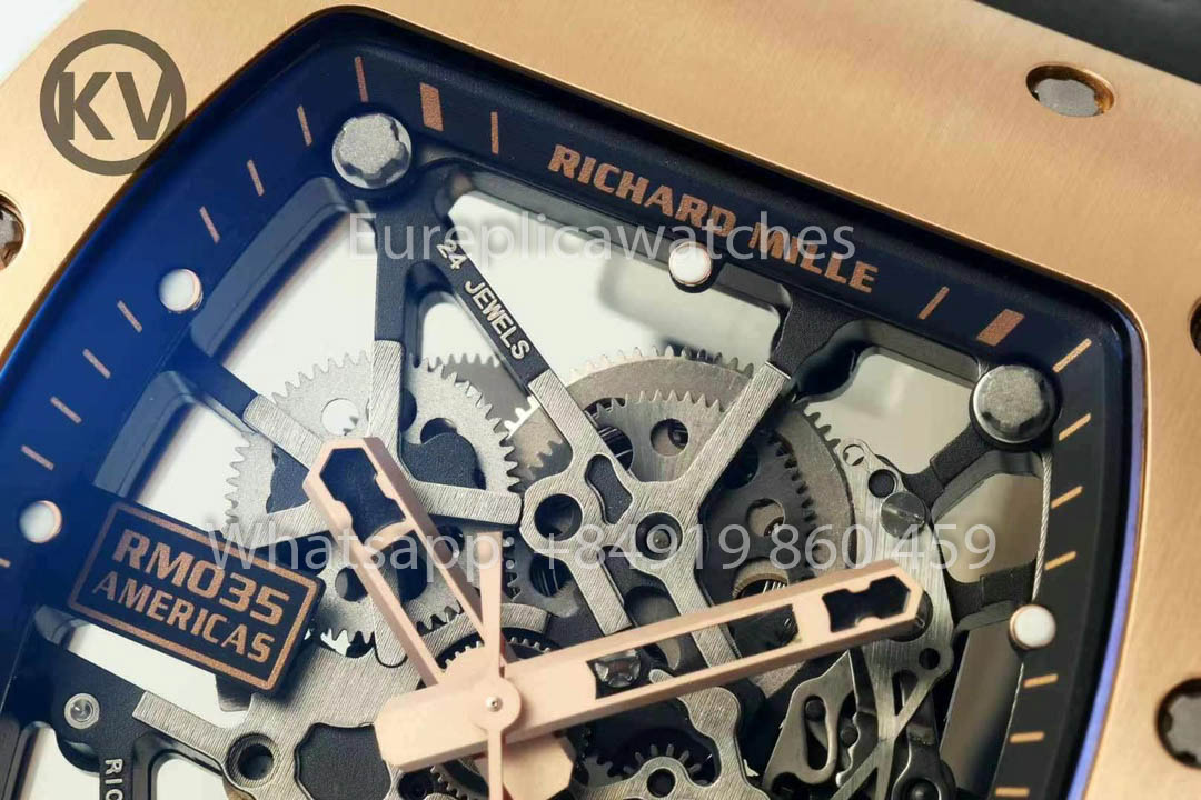 Richard Mille RM035 Toro Americas Edition 1:1 Melhor Clone KV Factory