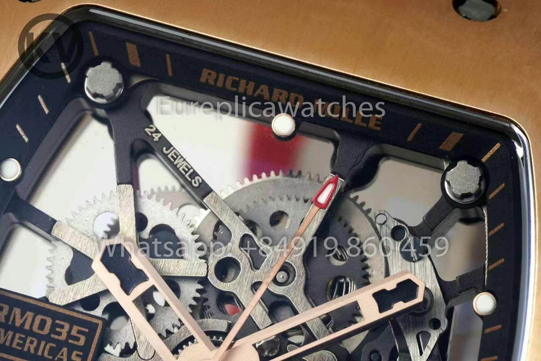 Richard Mille RM035 Toro Americas Edition 1:1 Melhor Clone KV Factory