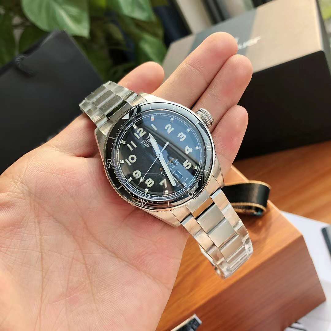 Tag Heuer Autavia WBE5116.EB0173 Calibre 5 Mostrador azul Movimento original suíço