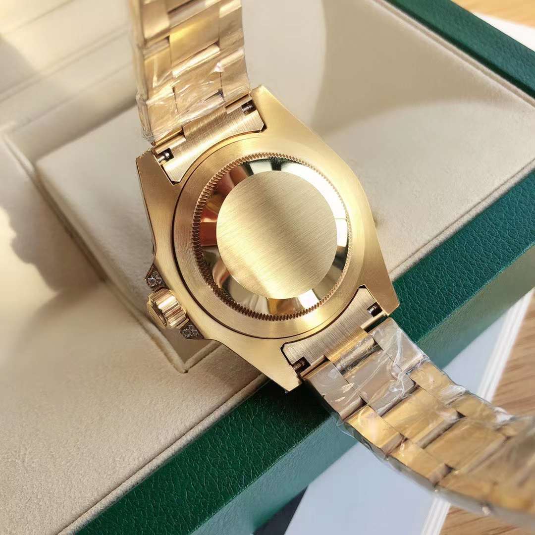 ساعة رولكس جي إم تي ماستر II M126755SARU، مقاس 41 مم، حركة سويسرية أصلية مطلية بالذهب عيار 18 قيراطًا
