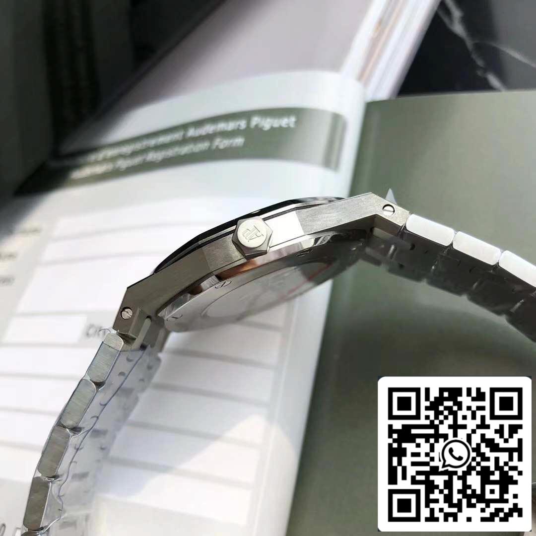 Audemars Piguet Royal Oak 67651ST.ZZ.1261ST.01 Aro de diamante Movimento original suíço