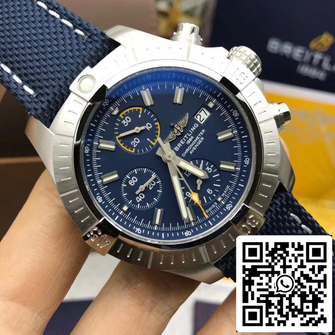 Breitling Avenger Chronograph 45 A13317101C1X2 - Movimento original suíço Melhor edição 1:1