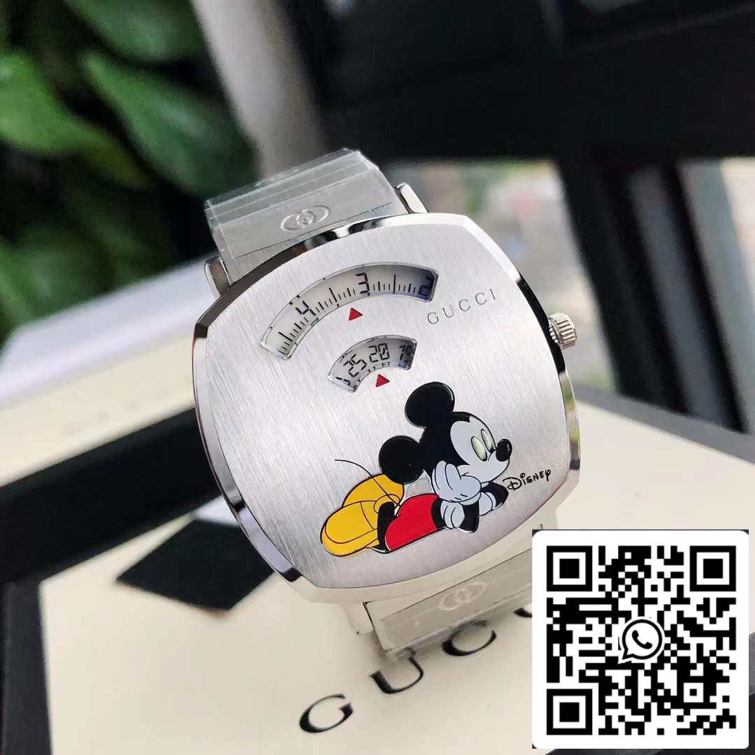 ساعة Gucci Disney x Grip مقاس 38 مم - أفضل إصدار 1:1 - حركة سويسرية أصلية
