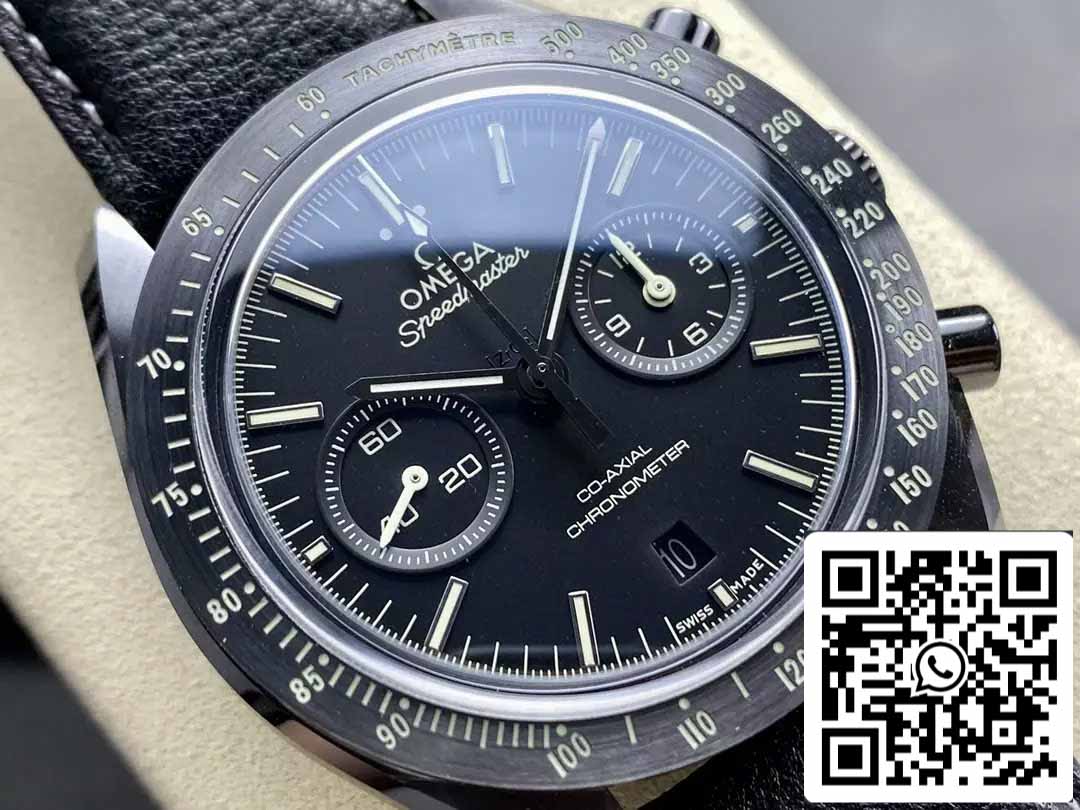 Omega Speedmaster 311.92.44.51.01.007 Moonwatch 1:1 Melhor Edição N1 Fábrica Pulseira de Couro Preta