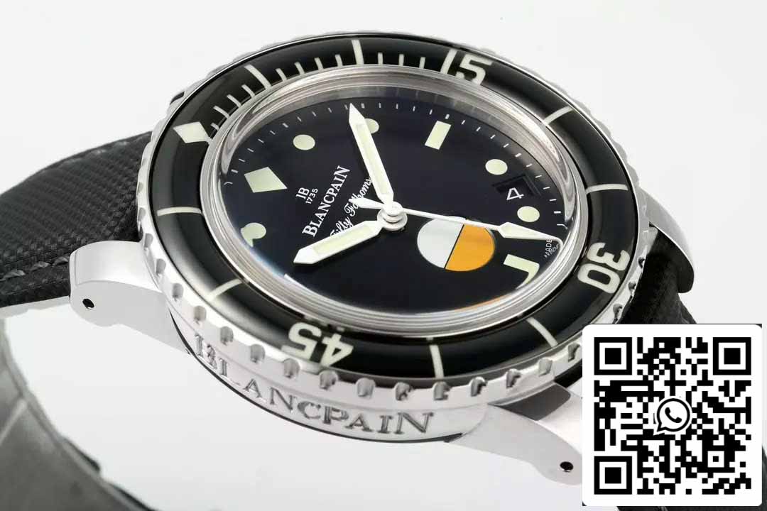 ساعة بلانكبان فيفتي فاذومز أوشن كوميتمنت III 5008-11B30-NABA 1:1 بيست إيديشن من إنتاج ZF Factory
