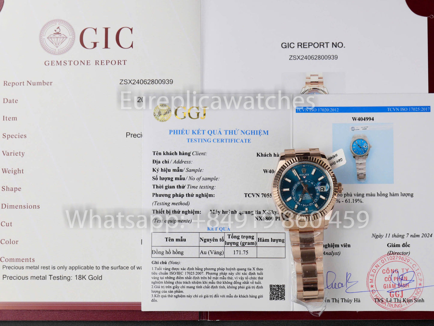 Rolex Sky Dweller M336935-0001 Everose ouro V2 1:1 Melhor clone personalizado banhado a ouro