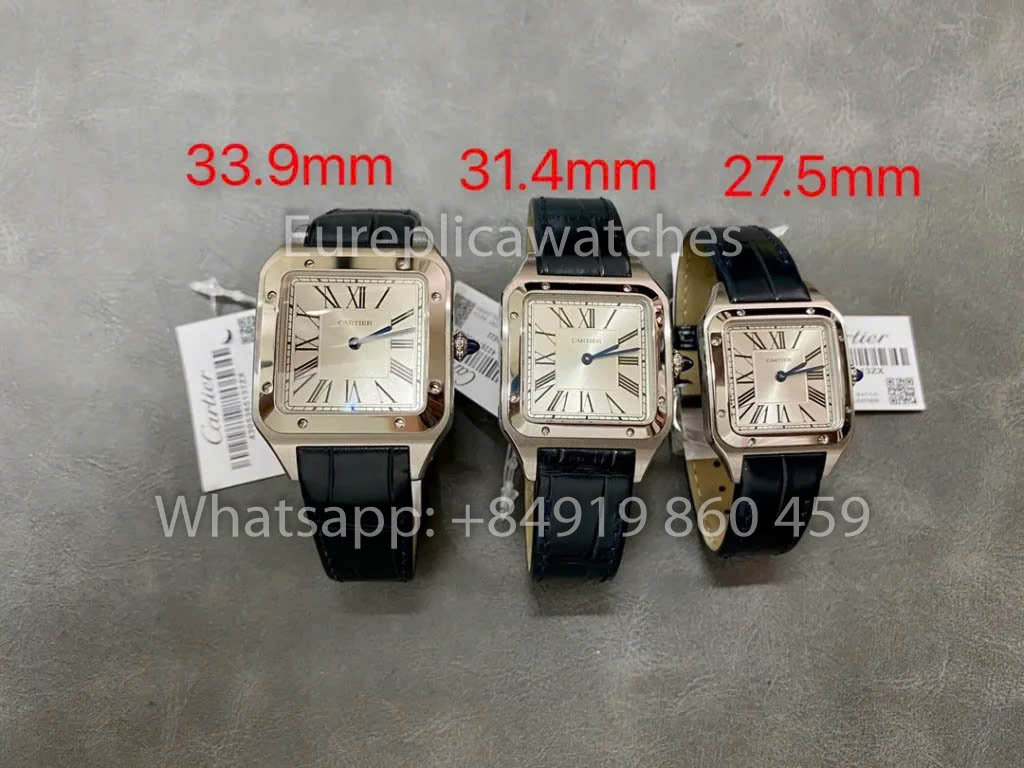 Cartier Santos-Dumont WGSA0032 1:1 Best Clone F1 Factory Silver Case
