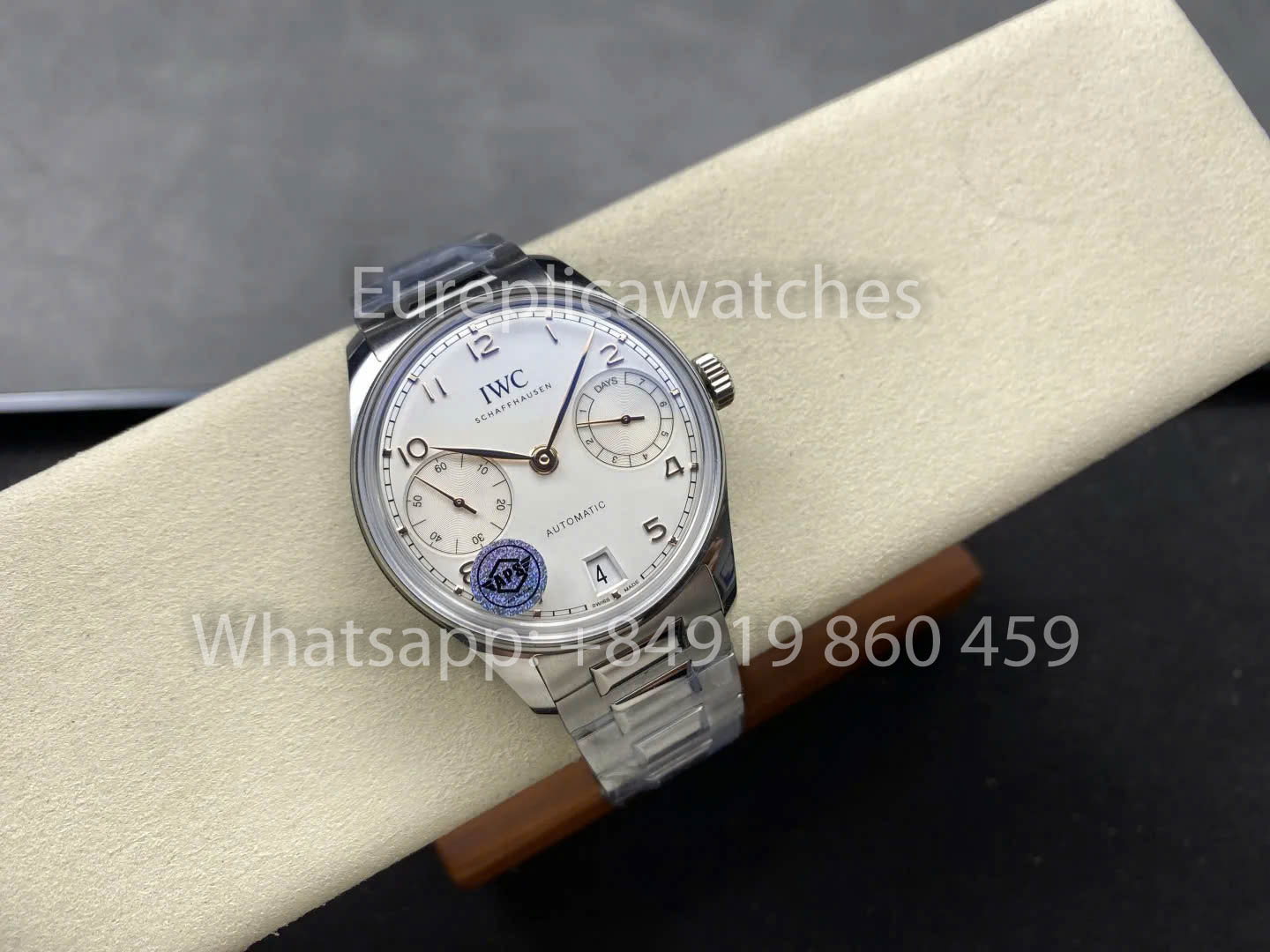 IWC Português IW501704APS Fábrica 1:1 Melhor Clone Relógio Mostrador Branco
