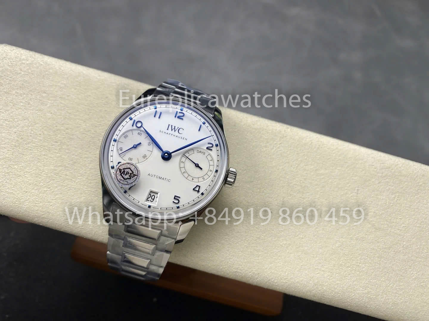 IWC Português IW501704APS Fábrica 1:1 Melhor Clone Relógio Mostrador Branco