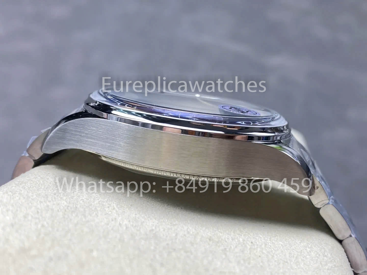 ساعة IWC البرتغالية IW501704 Factory 1:1 Best Clone Watch بمينا أزرق