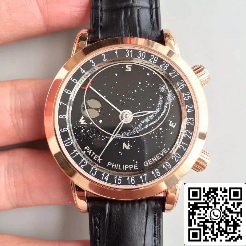 باتيك فيليب جراند كومبليكايشنز 6102R-001 TW Factory 1:1 Best Edition Swiss ETA240 Celestial Black بميناء دوار
