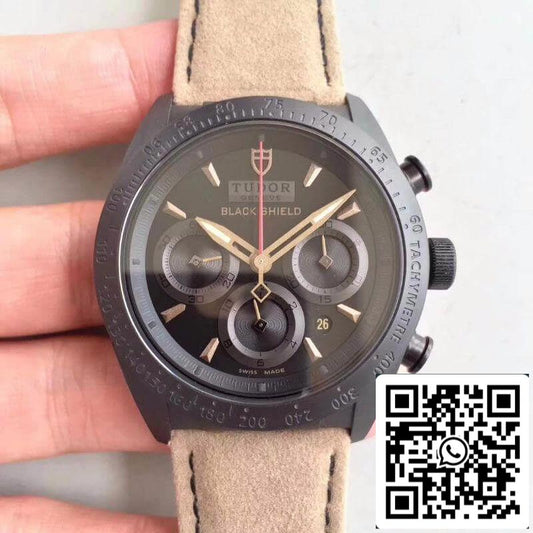 ساعة تيودور فاسترايدر بلاك شيلد M42000CN-0016 ZF Factory الميكانيكية 1:1 أفضل إصدار سويسري ETA7753