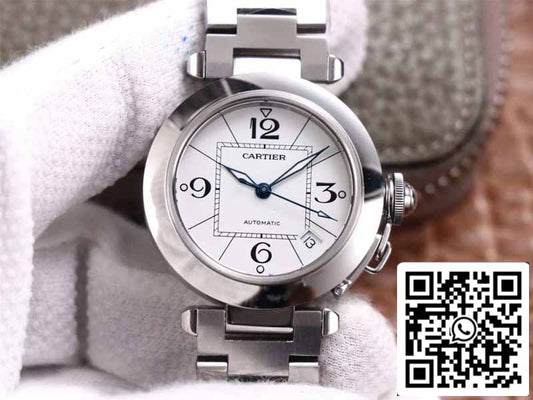 كارتييه باشا W31074M7 1:1 أفضل إصدار V9 مصنع مينا بيضاء سويسرية عيار 049