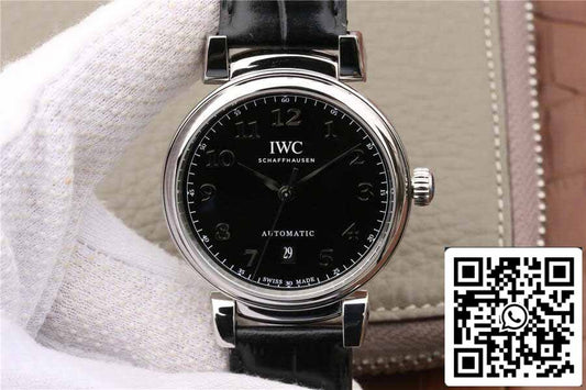 ساعة IWC Da Vinci IW356601 1:1 Best Edition MKS Factory بمينا أسود