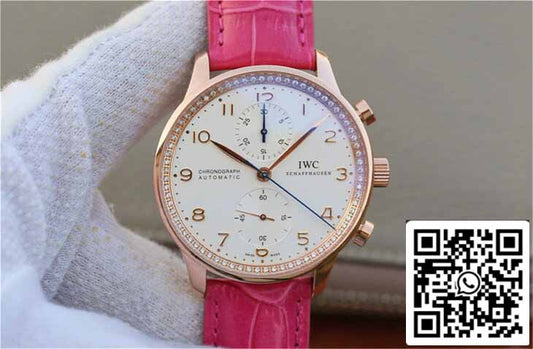 IWC Portuguese ZF Factory 1:1 Melhor Edição Correia de Couro de Vaca