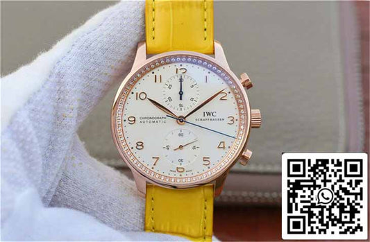 IWC Portuguese ZF Factory 1:1 Best Edition Pulseira Amarela