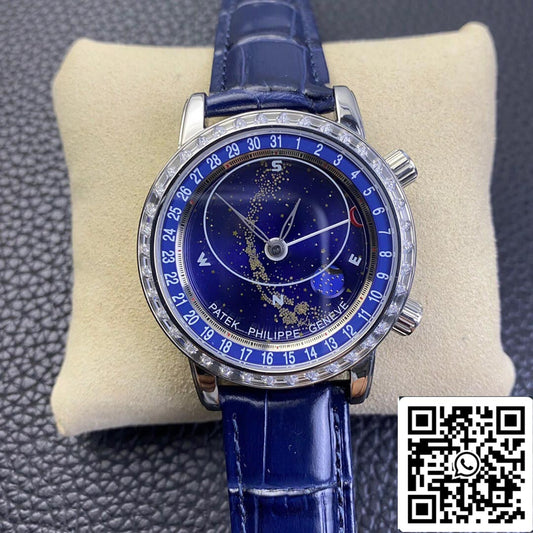 باتيك فيليب جراند كومبليكايشنز 6104G-001 1:1 أفضل إصدار AI Factory Sky Moon Blue