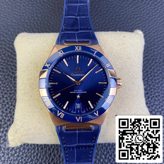 SBF Omega Constellation 131.63.41.21.03.001 1:1 Melhor Edição VS Moldura Cerâmica de Fábrica