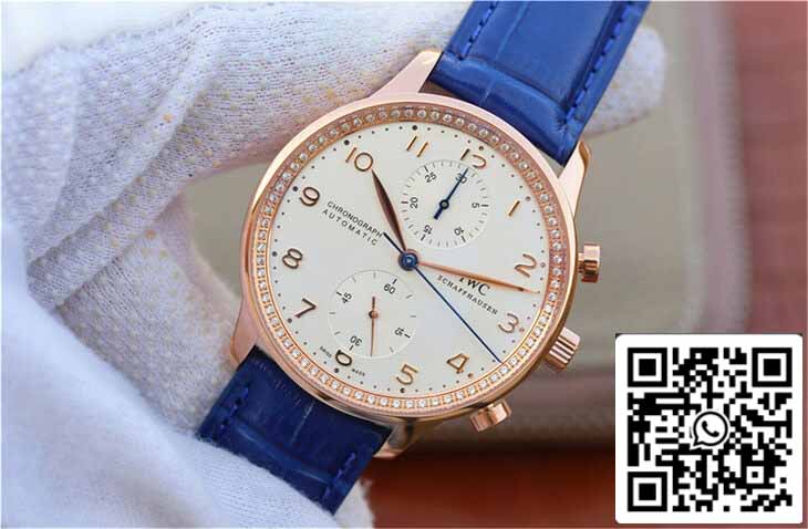 IWC Portuguese ZF Factory 1:1 Best Edition Pulseira Azul
