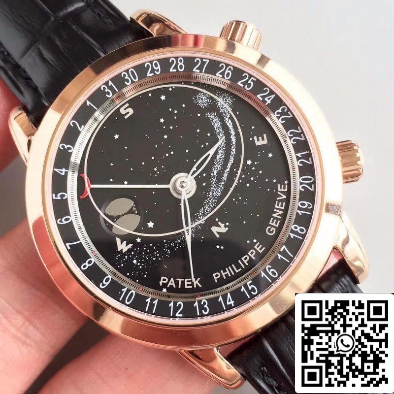 باتيك فيليب جراند كومبليكايشنز 6102R-001 TW Factory 1:1 Best Edition Swiss ETA240 Celestial Black بميناء دوار