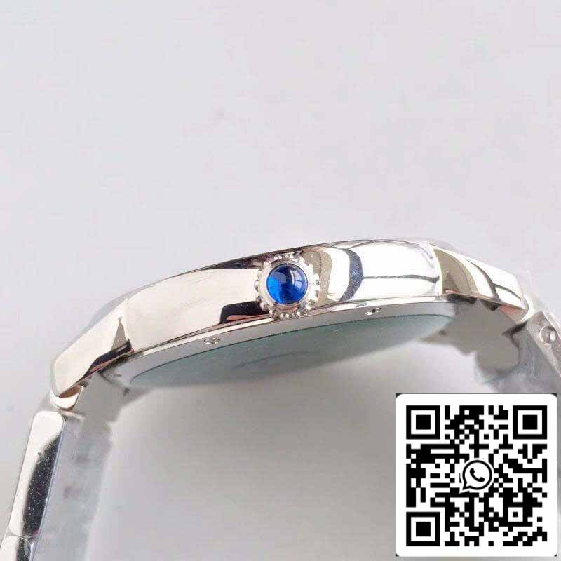 ساعة روند سولو دي كارتييه W670101 ZF Factory للرجال، إصدار 1:1، سويسرية، ETA9015، مينا بيضاء