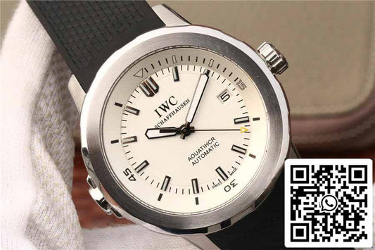 IWC Aquatimer IW329003 1:1 Melhor Edição V6 Fábrica Prata Mostrador Branco